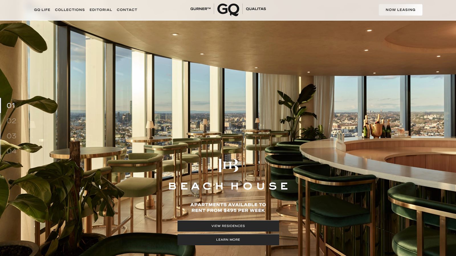 GQ Residences website